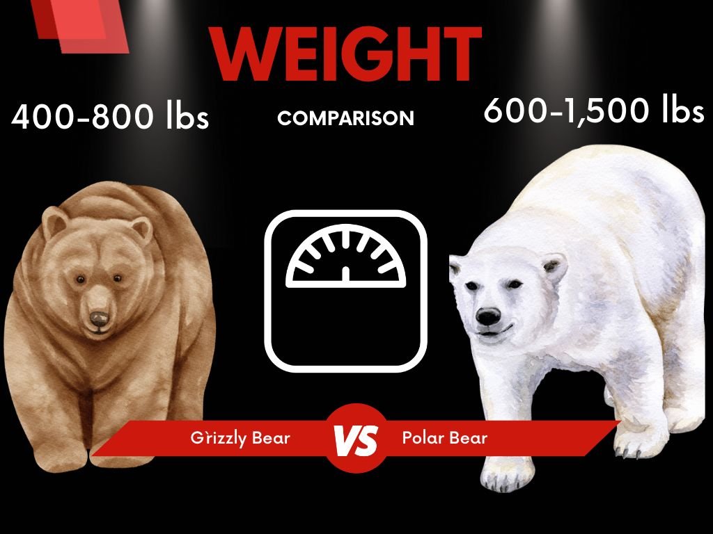 Polar Bears Vs Grizzly Bears Weight