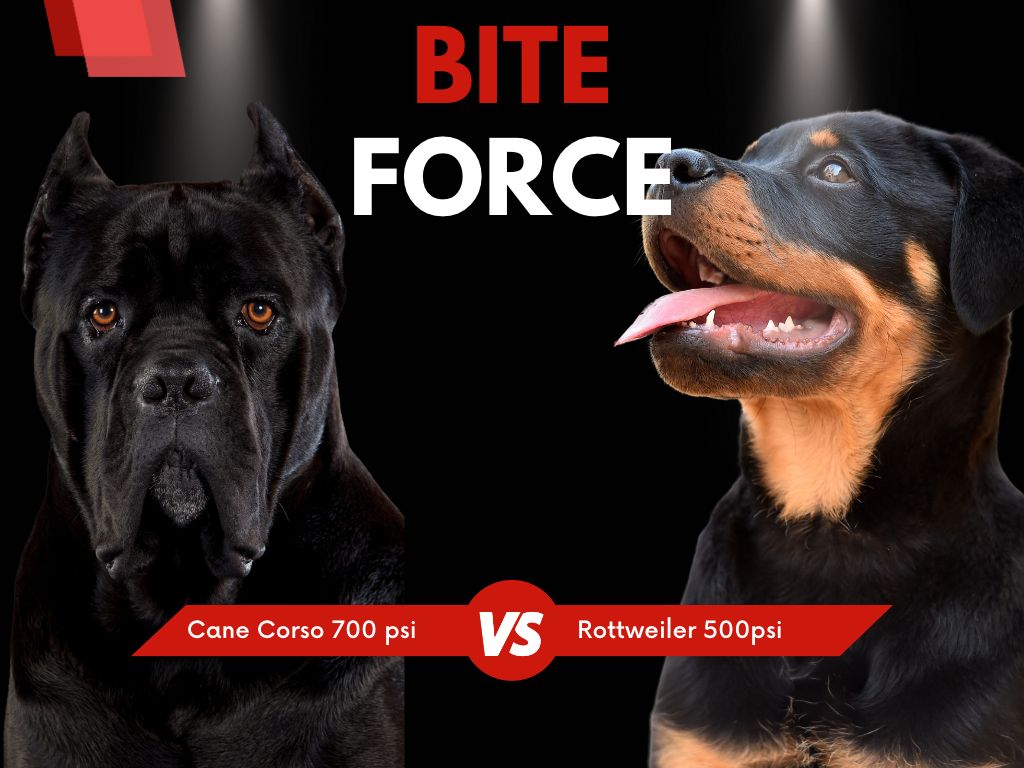 Cane corso vs rottweiler bite force